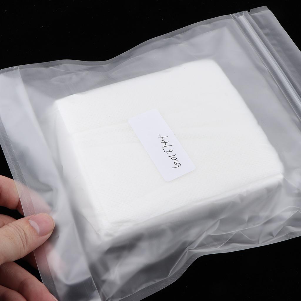 2x200x Disposable Face Cleansing Makeup Removing Square Cotton Pads Nail Wipes