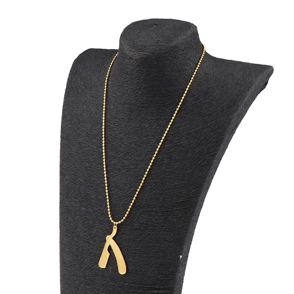 3xPersonalized Necklace Barber Shaver Pendant Metal Necklace Chain for Men 02