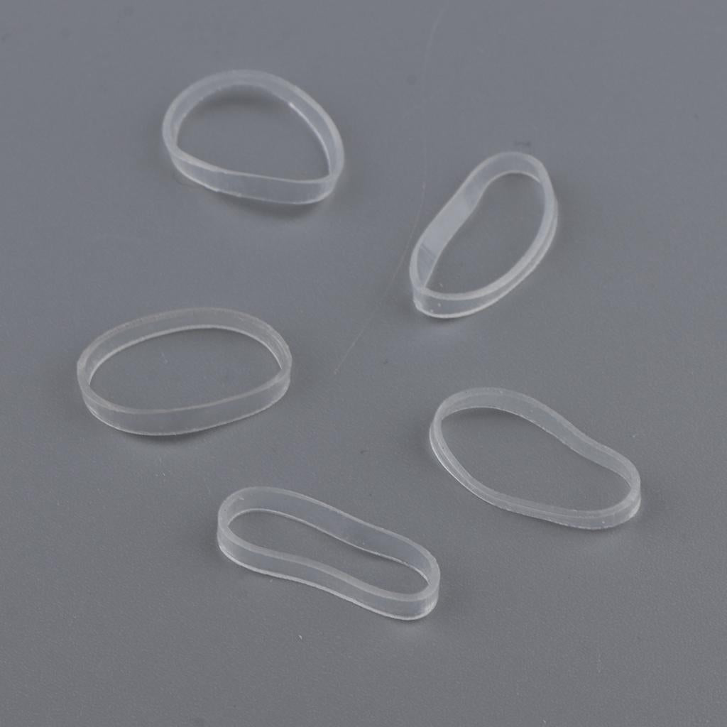 3xElastic Rubber Ring Band Ponytail Holder Rubber Hair Decoration for Women