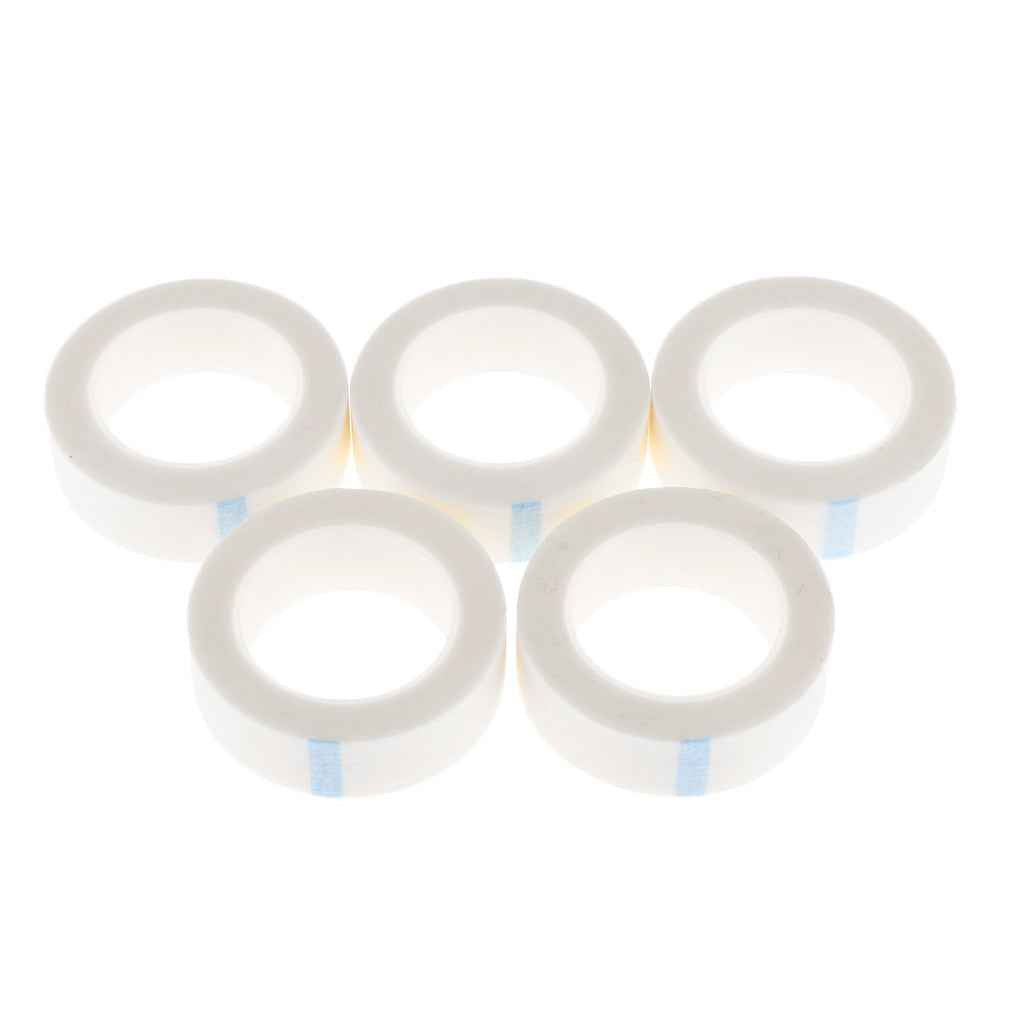 5 Rolls Professional Tape for Individual False Eyelash Extension, Lint Free Paper For False Eyelash Patch Makeup