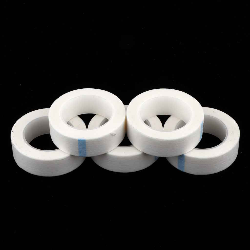 5 Rolls Professional Tape for Individual False Eyelash Extension, Lint Free Paper For False Eyelash Patch Makeup