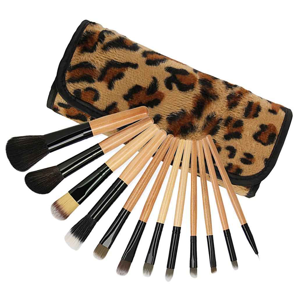 12Pcs Makeup Brushes Set with Storage Bag for Foundation Powder Blending Blush Concealers