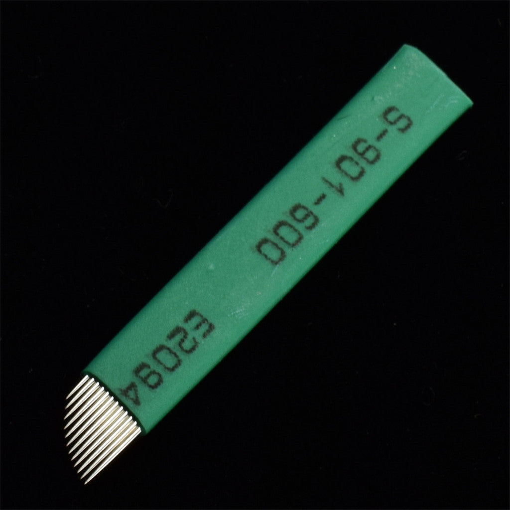 100 Eyebrow Blades Microblading Tattoo Brows Needles Make-up Tools 12 Pins