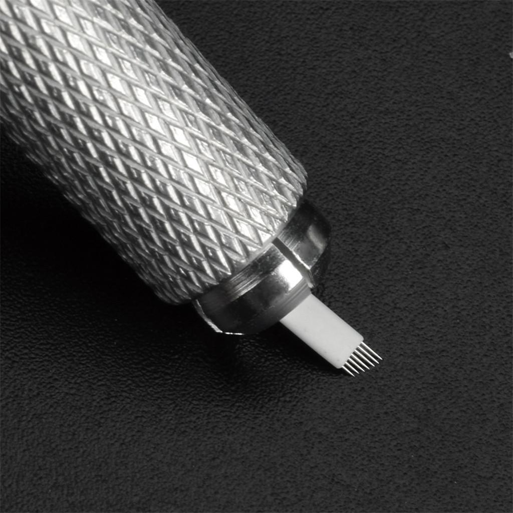 100X Stainless Steel Tattoo Eyebrow Acne Removal Beauty Needles 7Needles