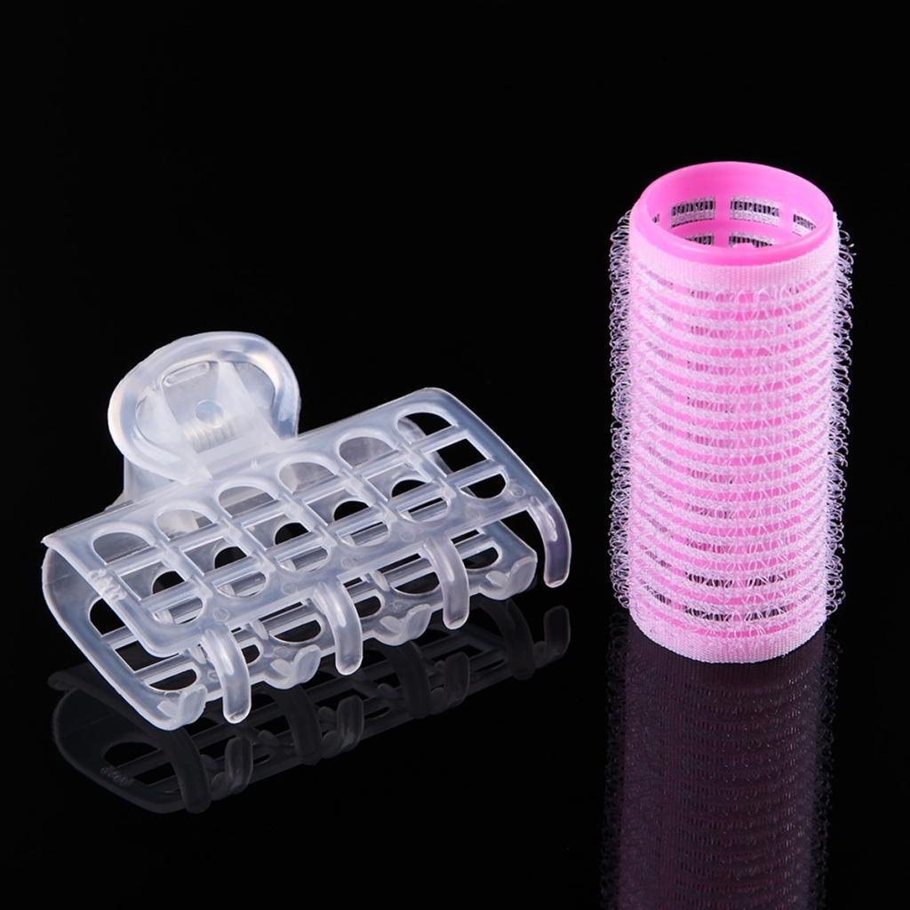 4xHairdressing Tools Set Hair Straightener Comb+Hair Roller Curler+Roller Clip