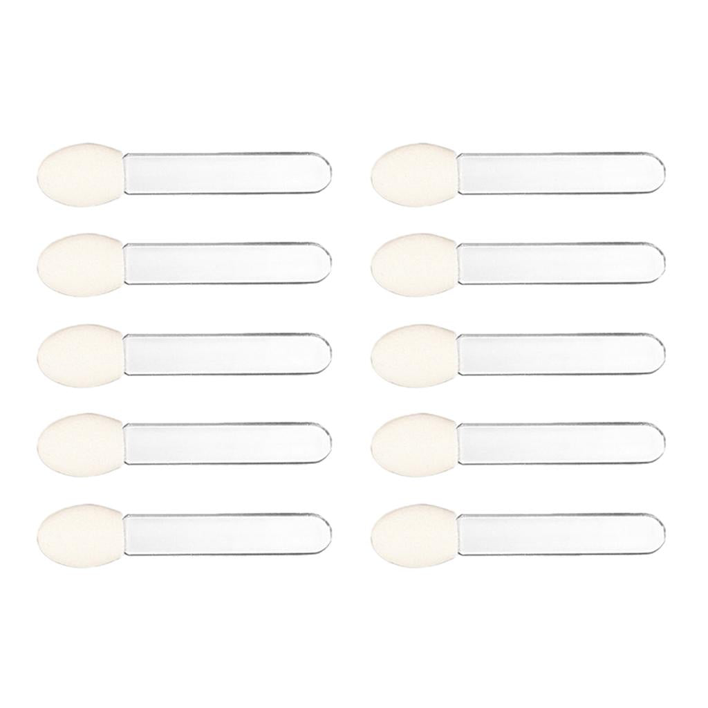 4x10 Pieces Disposable Single-Side Eyeshadow Brush Sponge Comestic Applicator