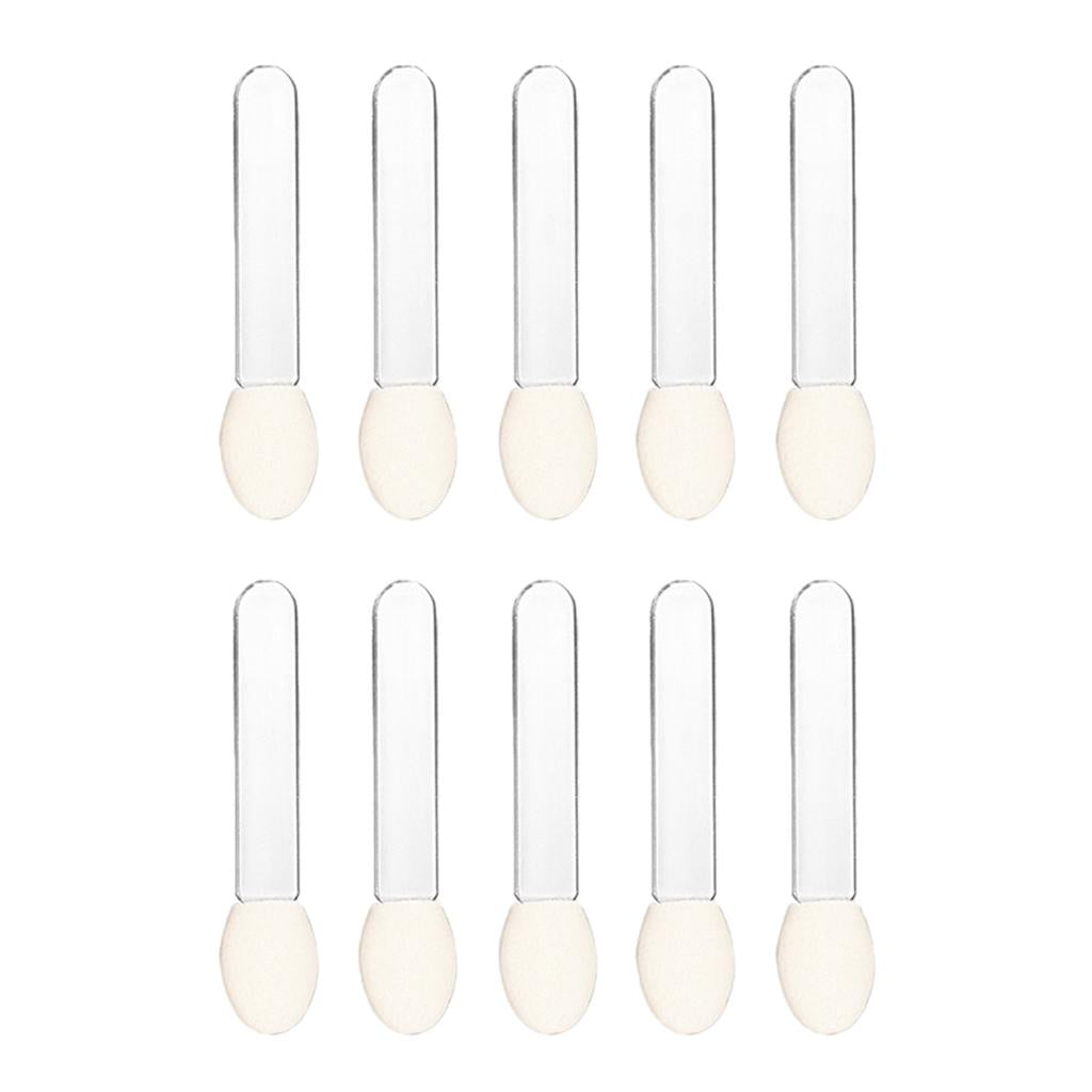 4x10 Pieces Disposable Single-Side Eyeshadow Brush Sponge Comestic Applicator