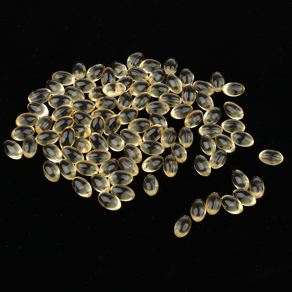 100pcs Vitamin E Capsules Softgels for Lipstick DIY Skin/Hair/Face/Lips Care