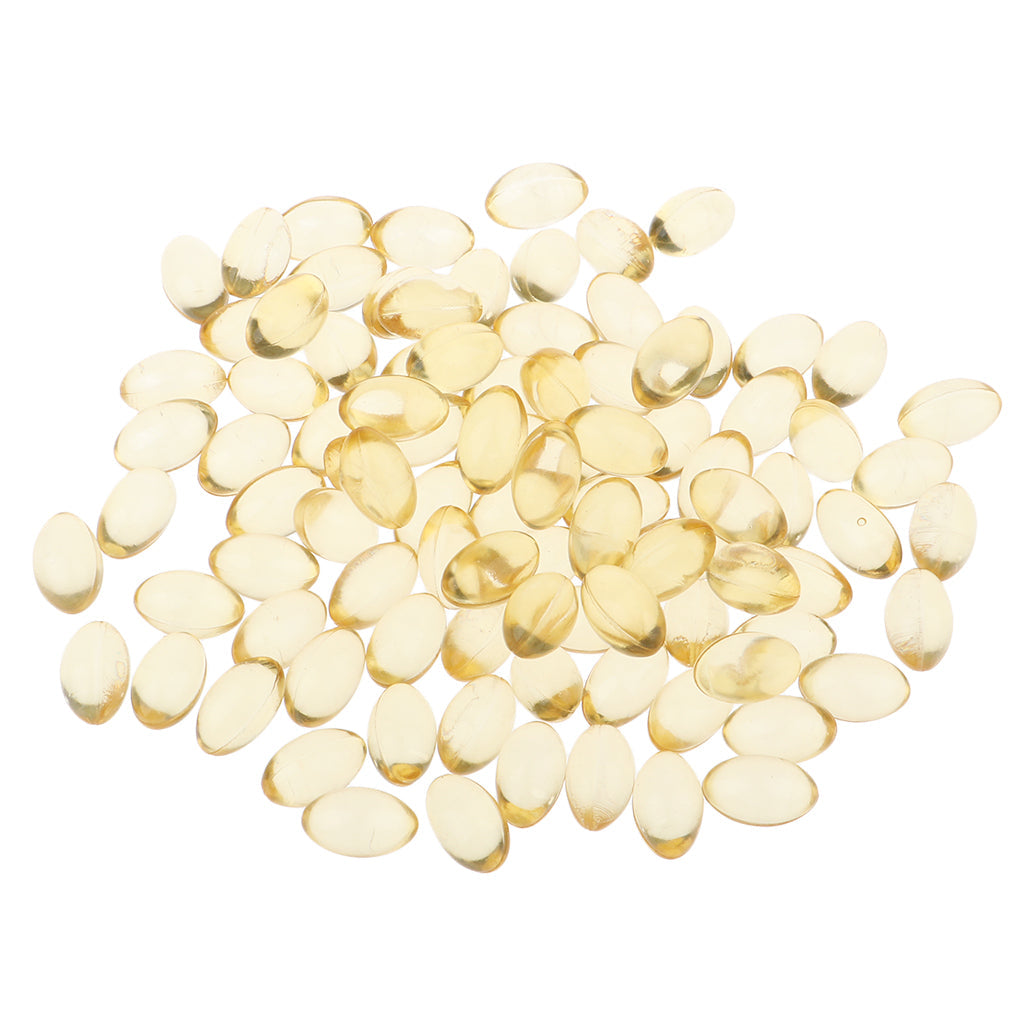 100pcs Vitamin E Capsules Softgels for Lipstick DIY Skin/Hair/Face/Lips Care