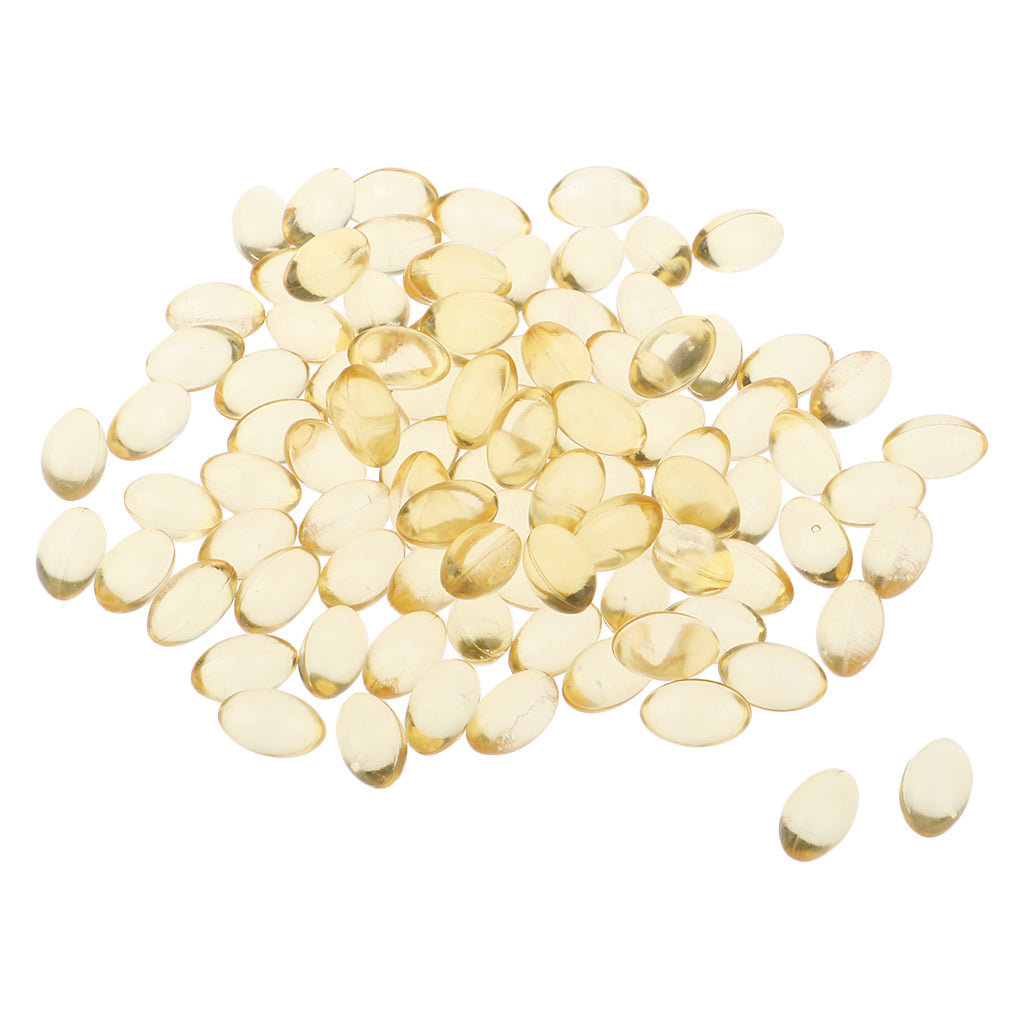 100pcs Vitamin E Capsules Softgels for Lipstick DIY Skin/Hair/Face/Lips Care