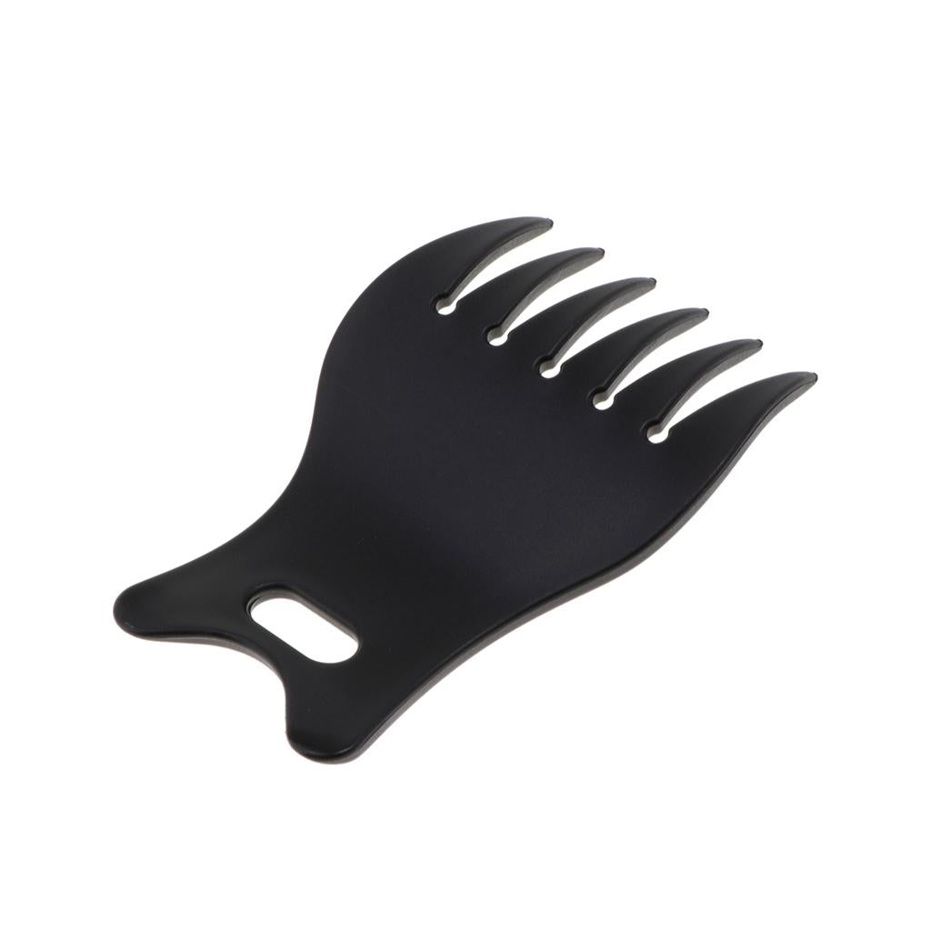 3xProfessional Plastic Wide Tooth Oily Hair Comb Styling Hair Lift Combs Black