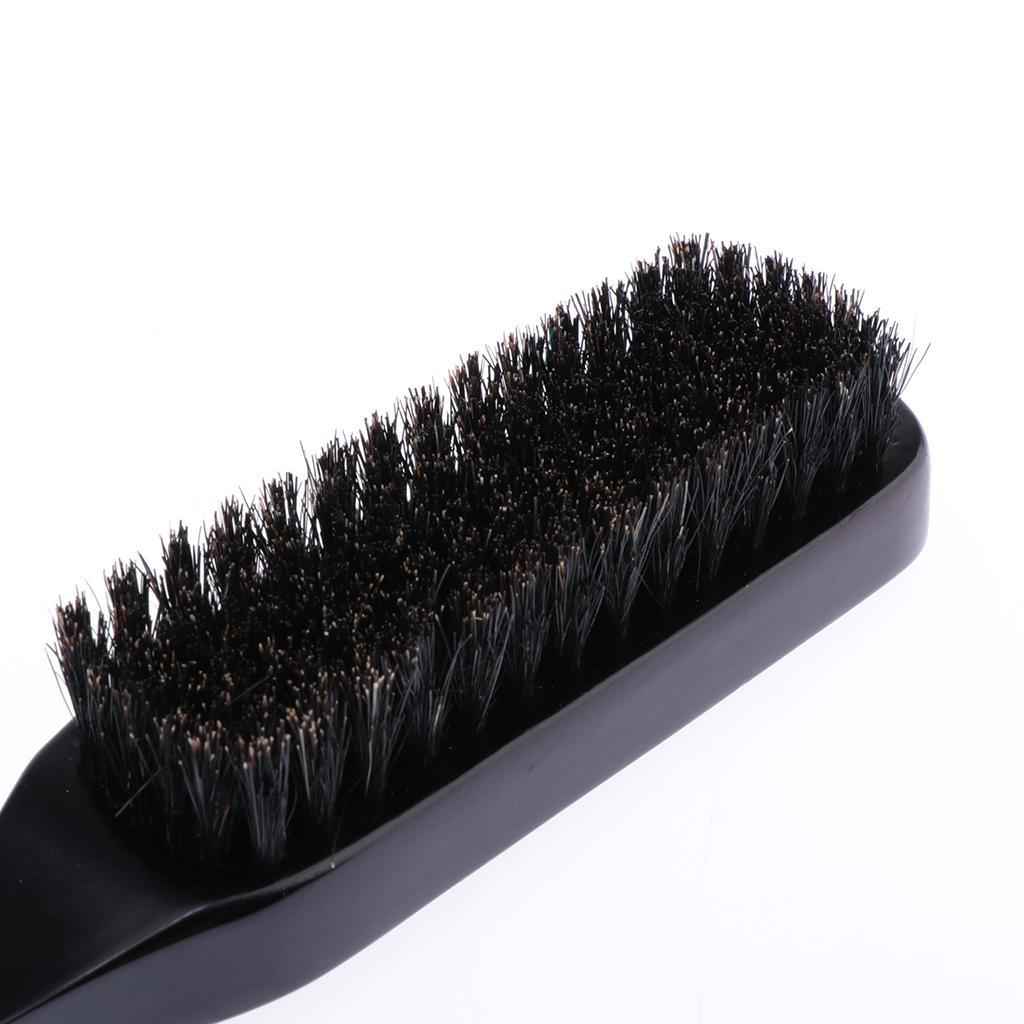 Barbers Men's Shaving Brush Wooden Handle Beard Mustache Brushes Dark Brown