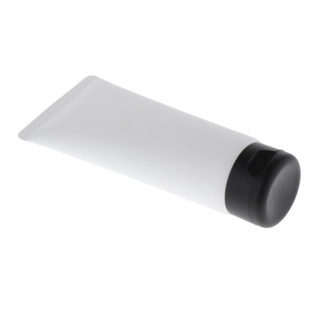 100ml Empty Plastic Squeeze Tubes Bottles for Body Lotion Hand Cream Shampoo