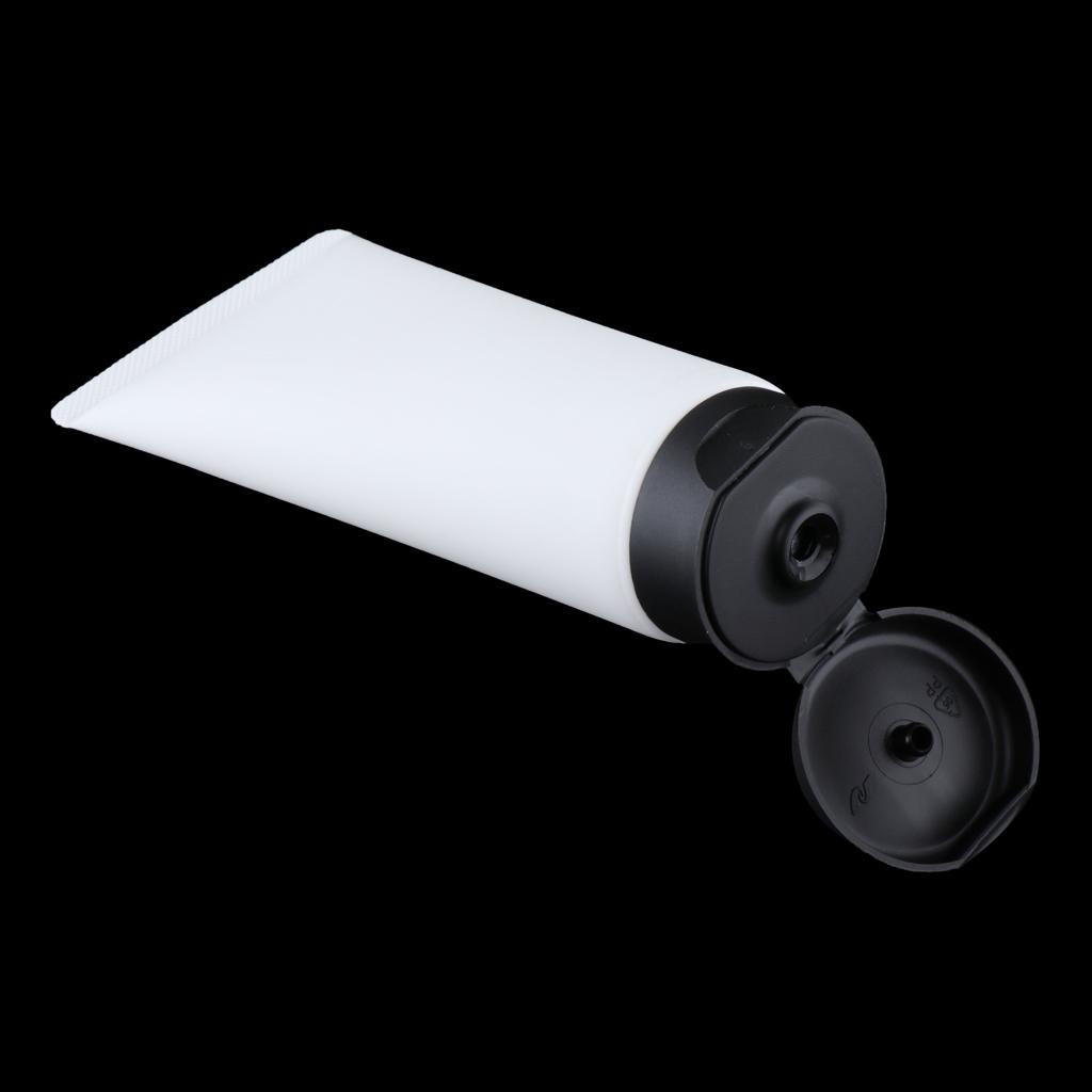 100ml Empty Plastic Squeeze Tubes Bottles for Body Lotion Hand Cream Shampoo