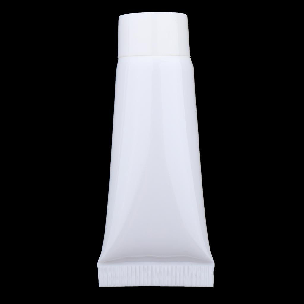 20x 10ml Empty Plastic Tubes Bottles for Body Lotion Cream Lip Gloss White