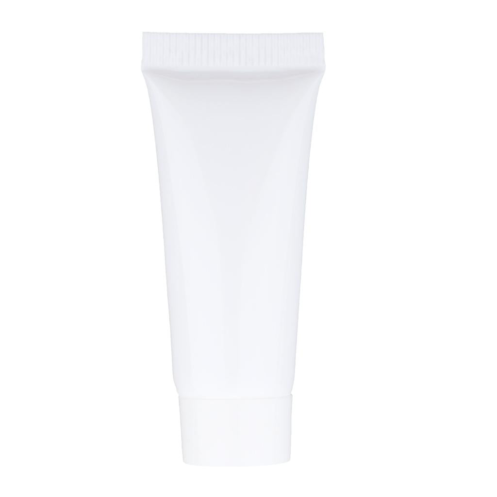 20x 10ml Empty Plastic Tubes Bottles for Body Lotion Cream Lip Gloss White