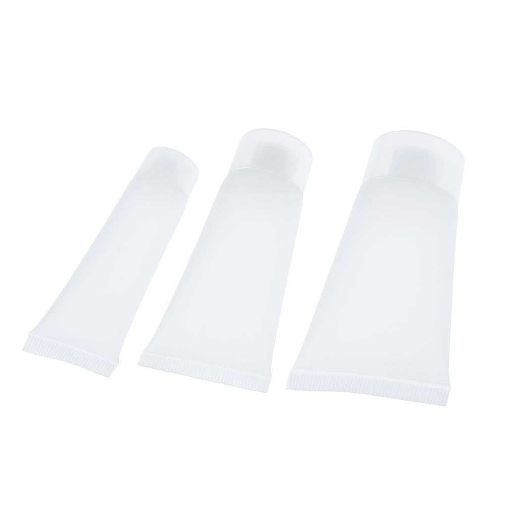 20x Empty Squeeze Tube Vial Bottles for DIY Lotion 20ml