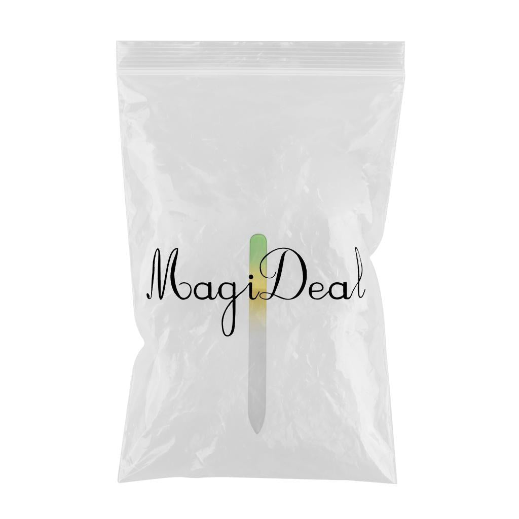 4xGlass Nail Art Files Natural Acrylic UV Gel Nails Polishing Smoothing Buffer
