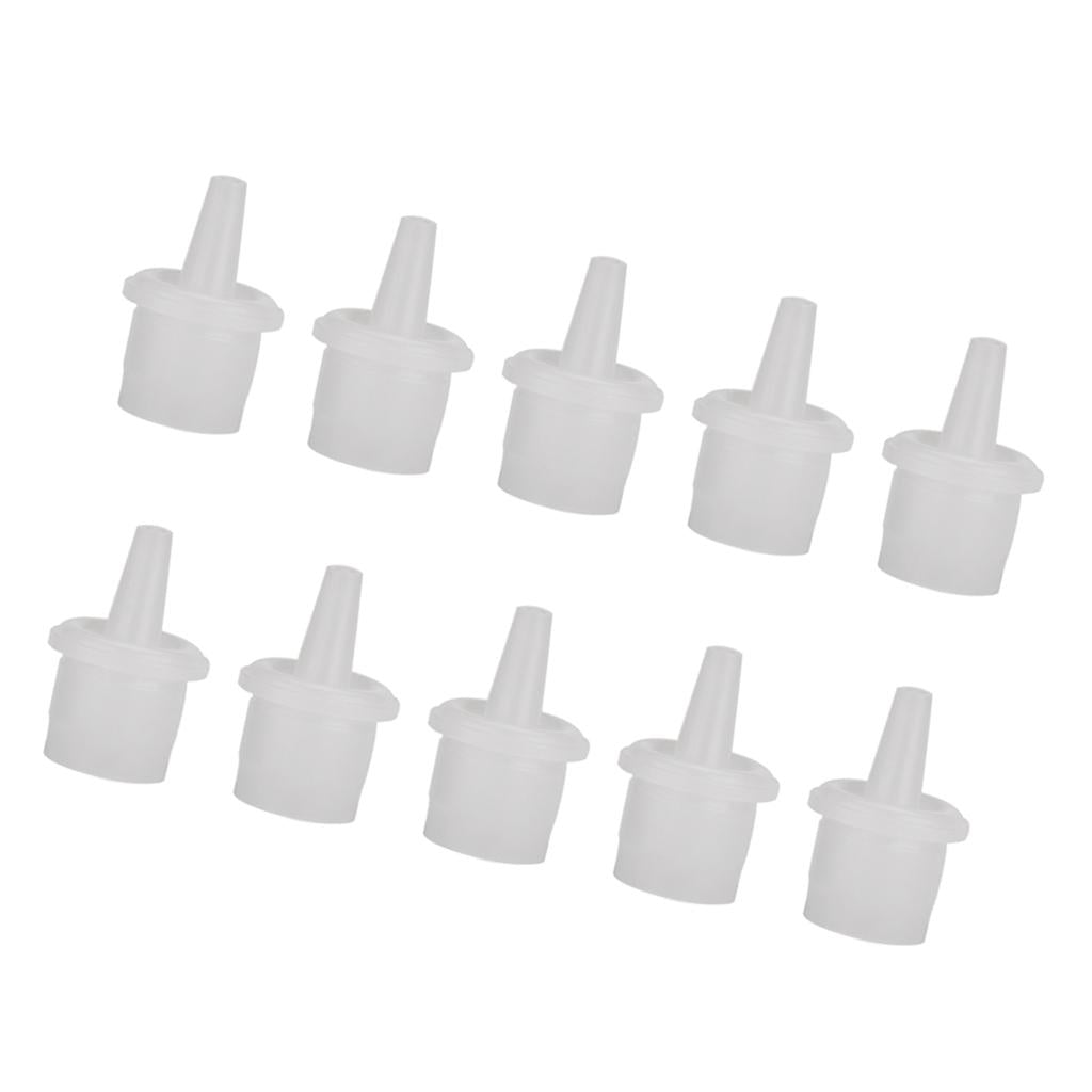 10 Pieces Plastic Grafting False Eyelash Glue Bottle Stopper Plug Cap