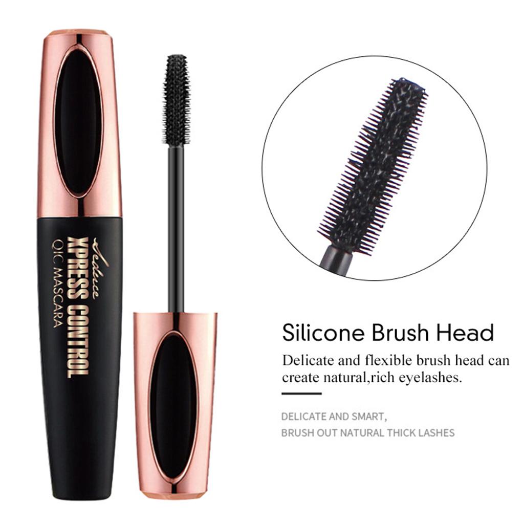 2x4D Black Waterproof No Clumping Eyelash Mascara Volumizing Makeup Mascara