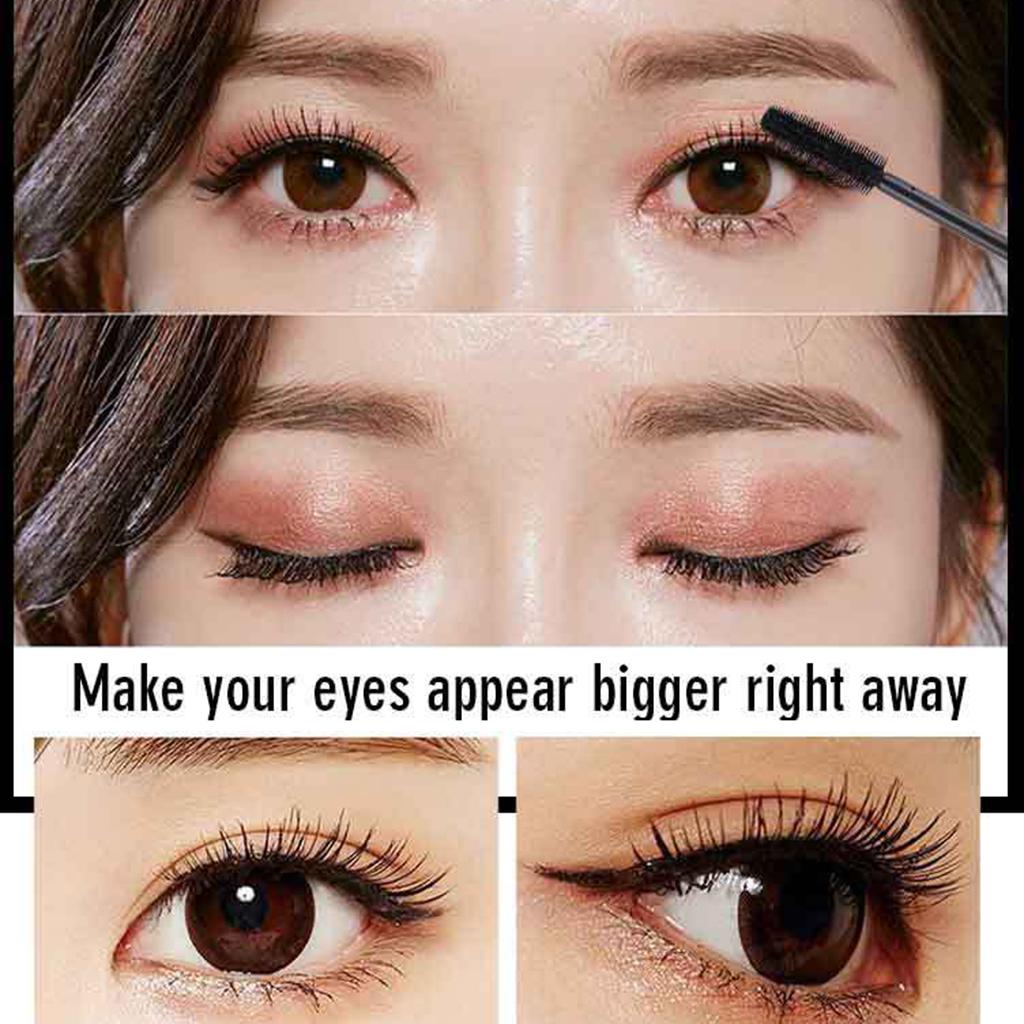 4x4D Black Waterproof No Clumping Eyelash Mascara Volumizing Makeup Mascara