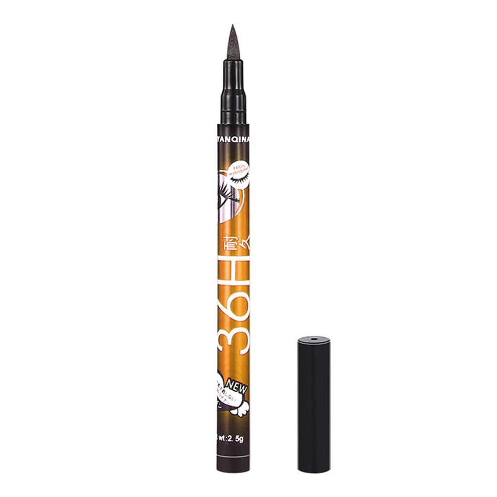 3xPrecision Liquid Eyeliner Pen Smudgeproof Waterproof Eye Liner Definer Brown