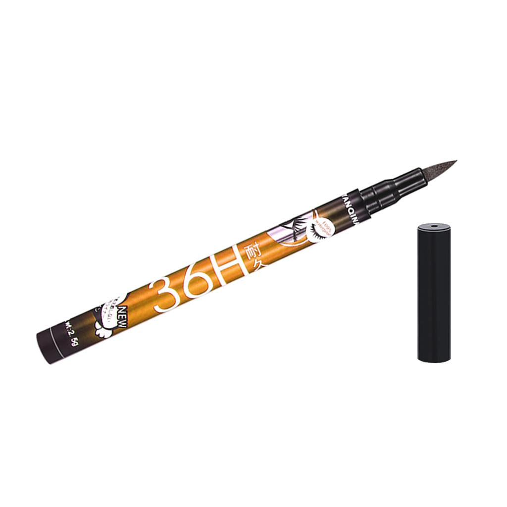 3xPrecision Liquid Eyeliner Pen Smudgeproof Waterproof Eye Liner Definer Brown