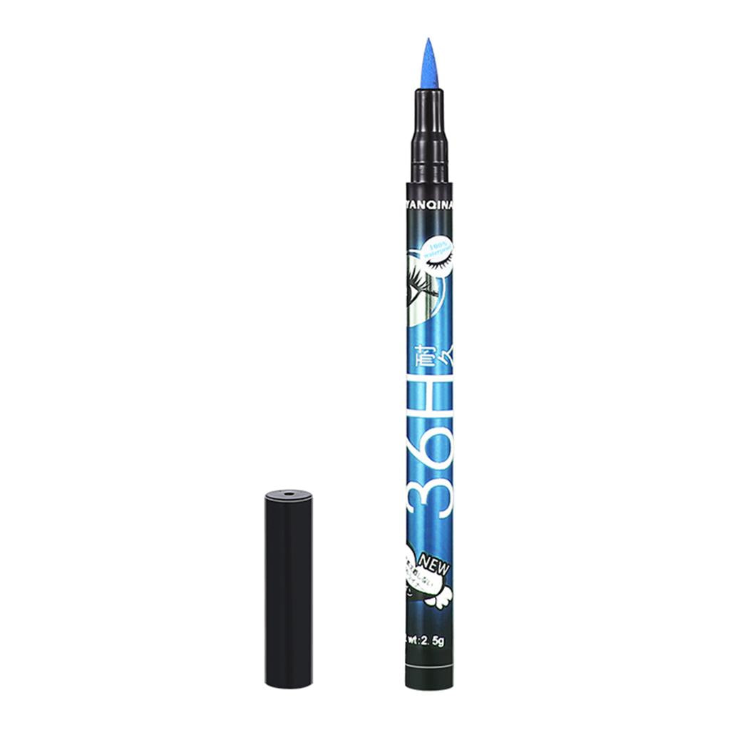 4xPrecision Liquid Eyeliner Pen Smudgeproof Waterproof Eye Liner Definer Blue