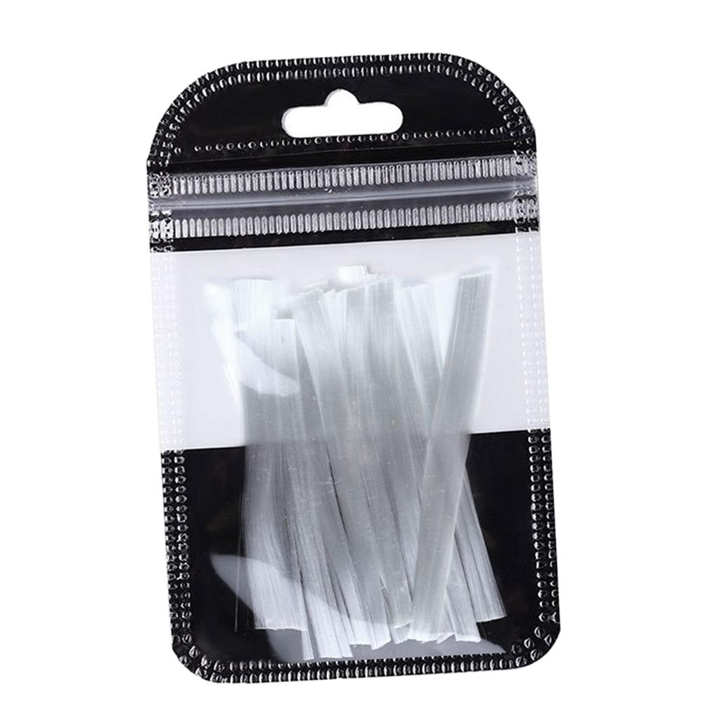4xNail Art Non-woven Silk Fiberglass Gel Tips Extension DIY Manicure Tools 4