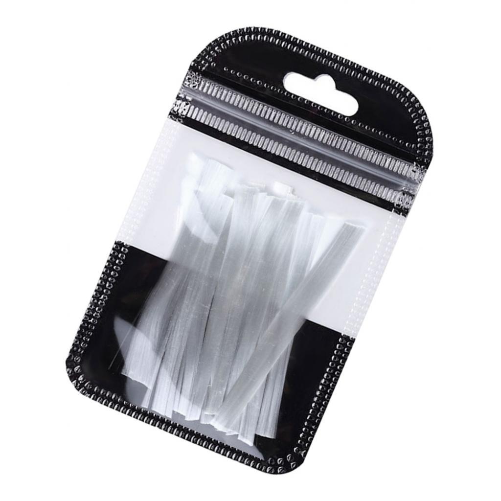 2xNail Art Non-woven Silk Fiberglass Gel Tips Extension DIY Manicure Tools 4