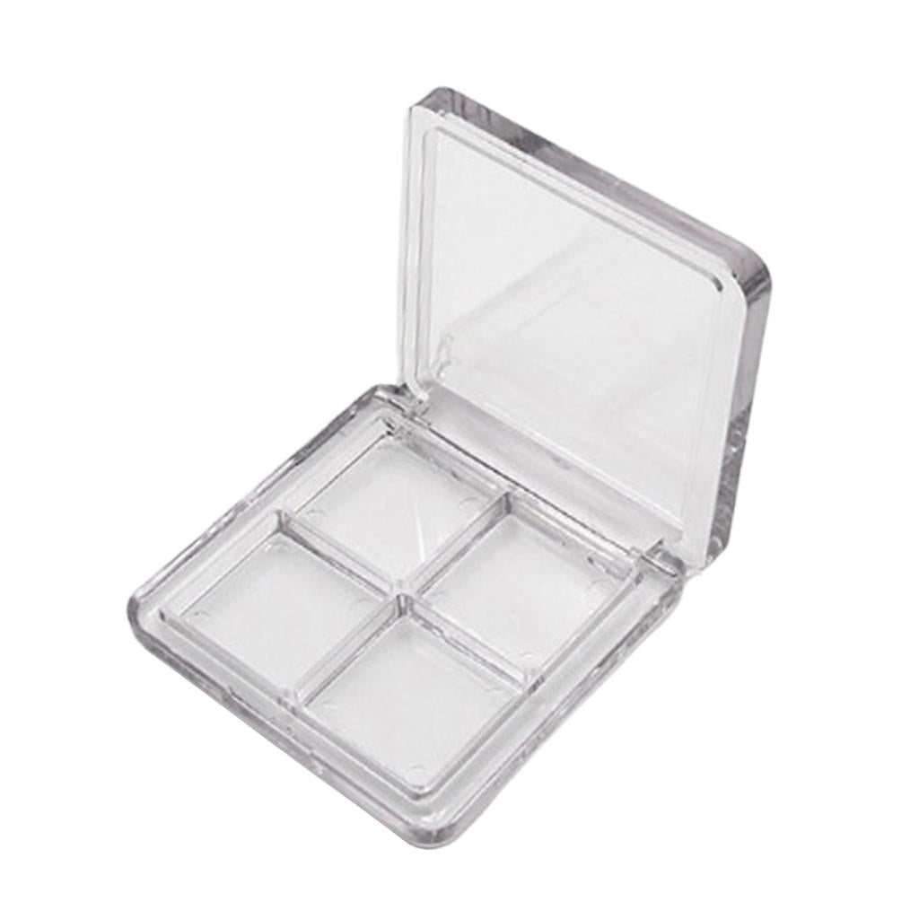 3x4 Grid Clear Makeup Eyeshadow Palette Blush Lipstick Powder DIY Case Pallet