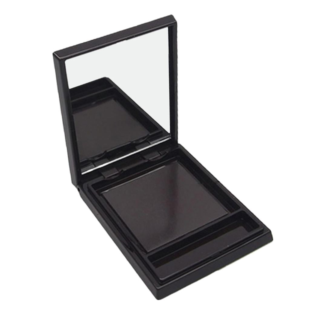 3xPlastic Eyeshadow Palette Travel Eye Shadow Blush DIY Case Box Plate 1 Slot