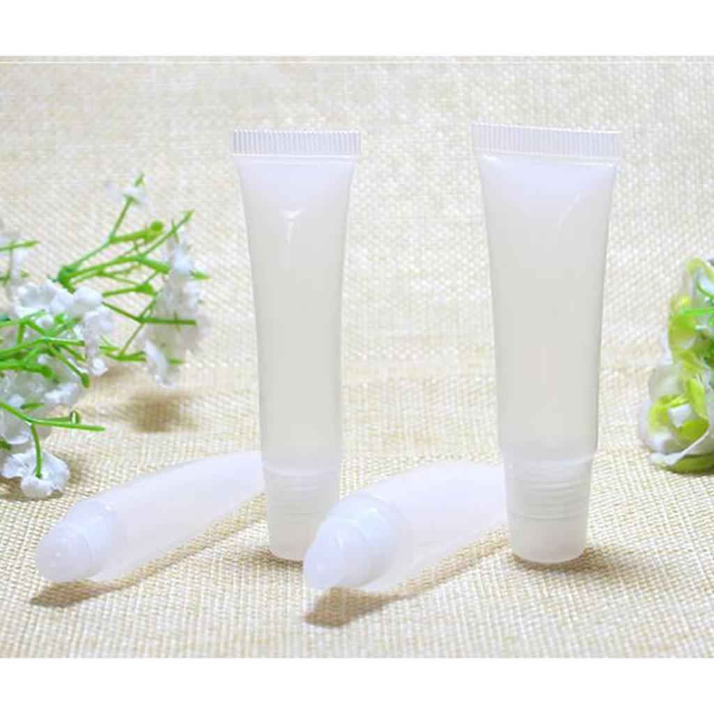 20pcs Empty Plastic Tubes Lip Gloss Balm Cosmetic Cream Containers 15ml