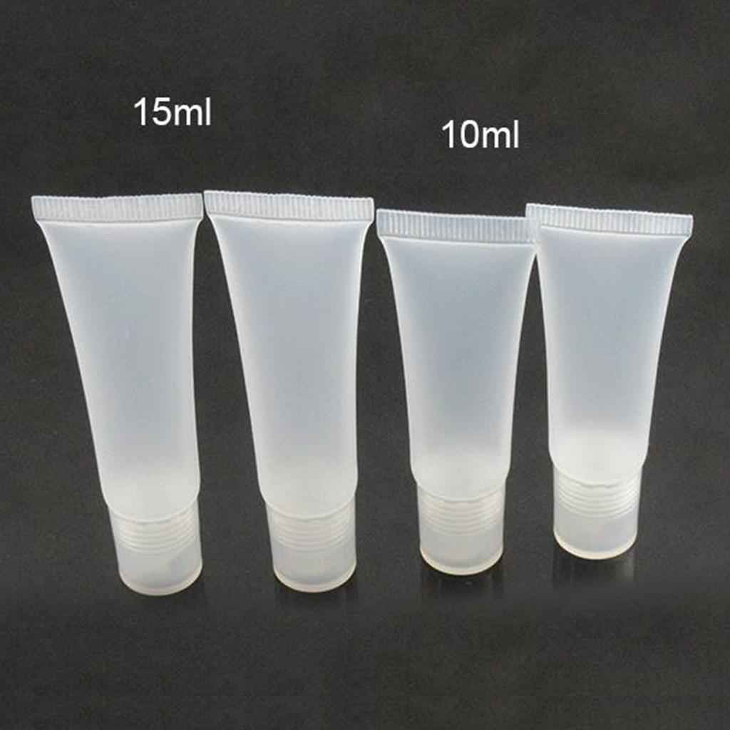 20pcs Empty Plastic Tubes Lip Gloss Balm Cosmetic Cream Containers 15ml