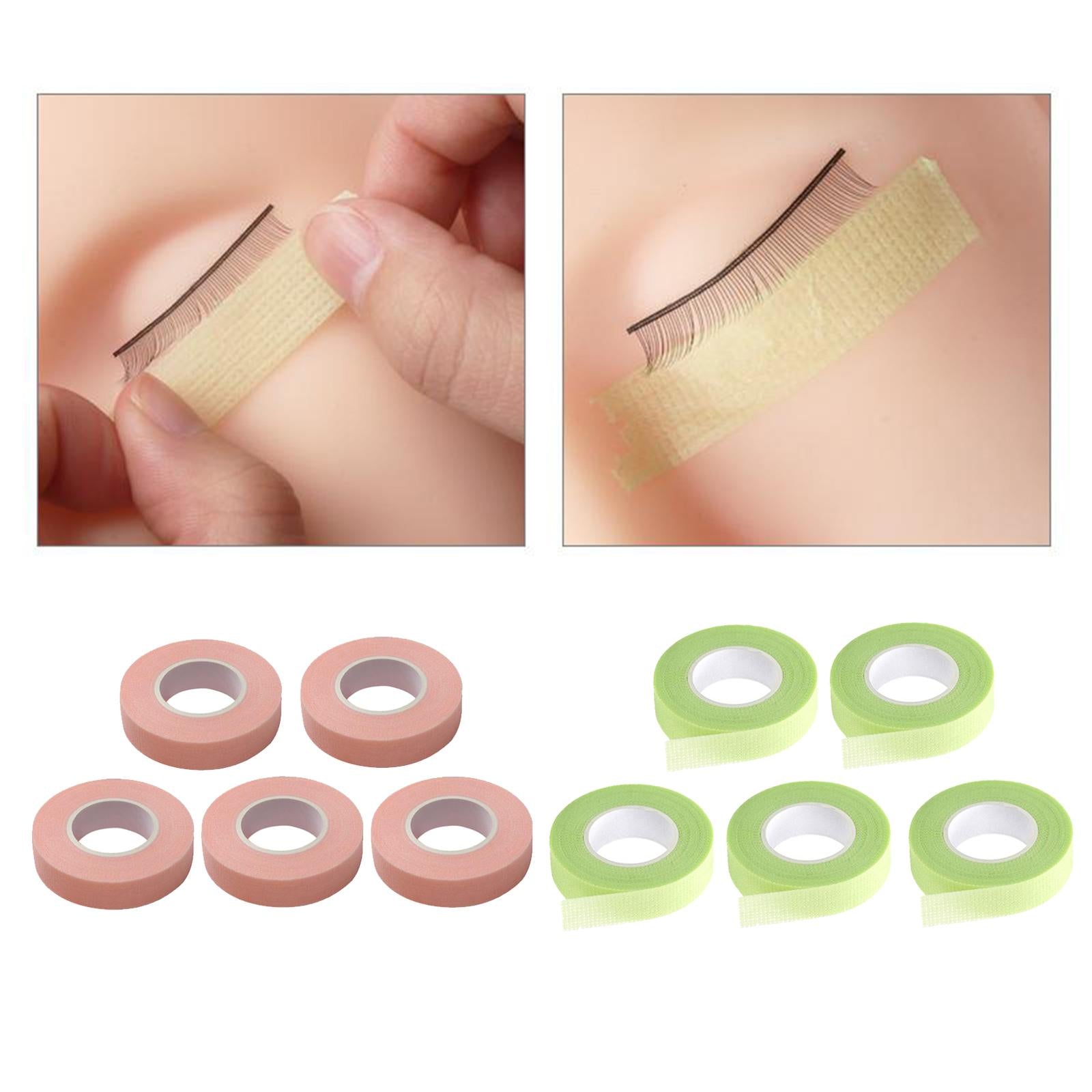 3x5 Rolls Eyelash Extension Extension Tape Eyelash Extension Supplies 9m Pink