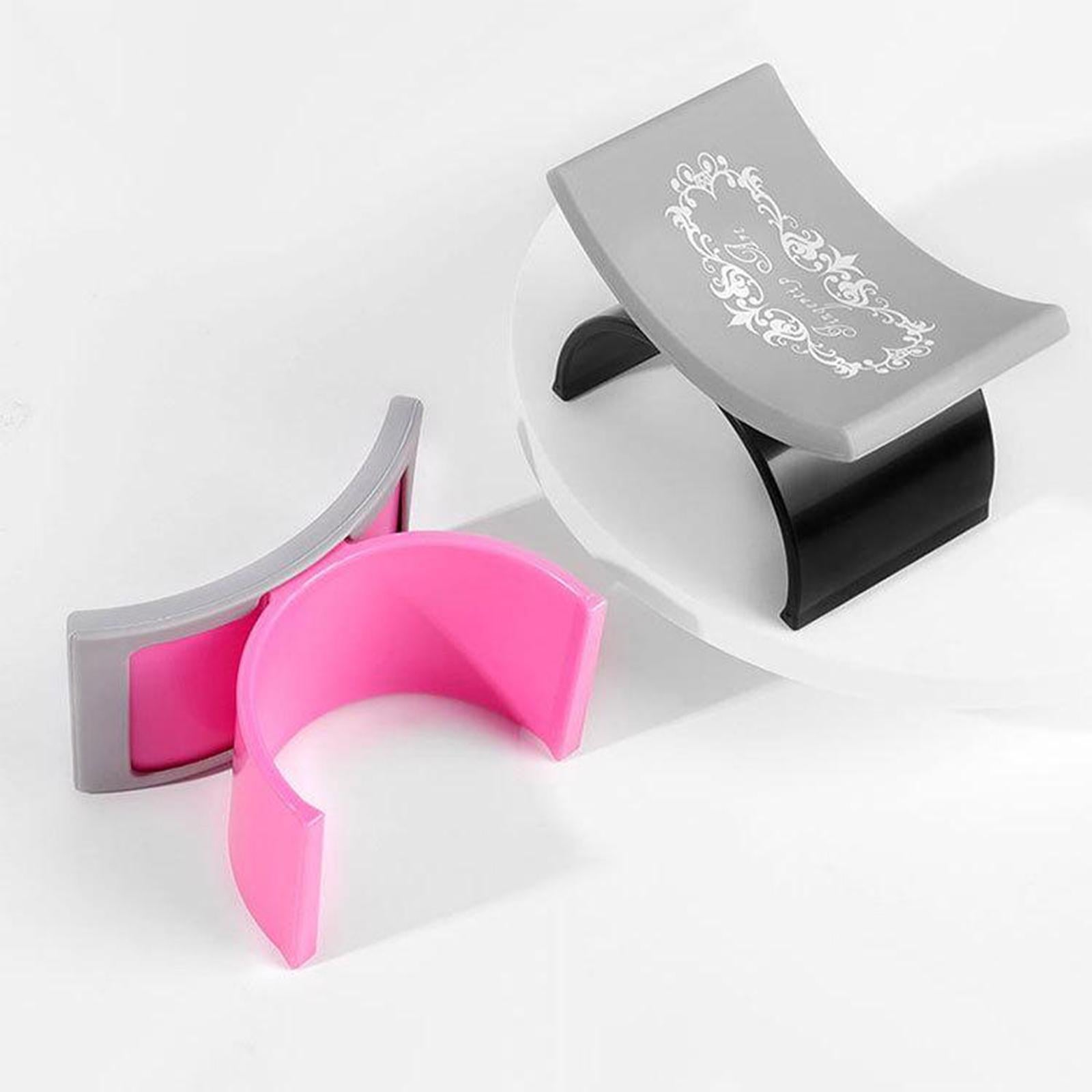 4xSilicone Hand Rest Cushion Pillow Nail Art Arm Rest Manicure Tools Rose Red