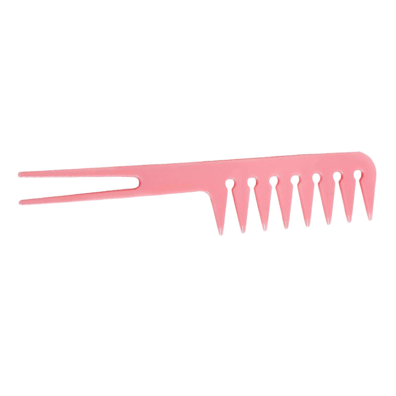 3xShaping Wet Pick Wide Tooth Styling Comb Fantail Comb Smooth Comfortable