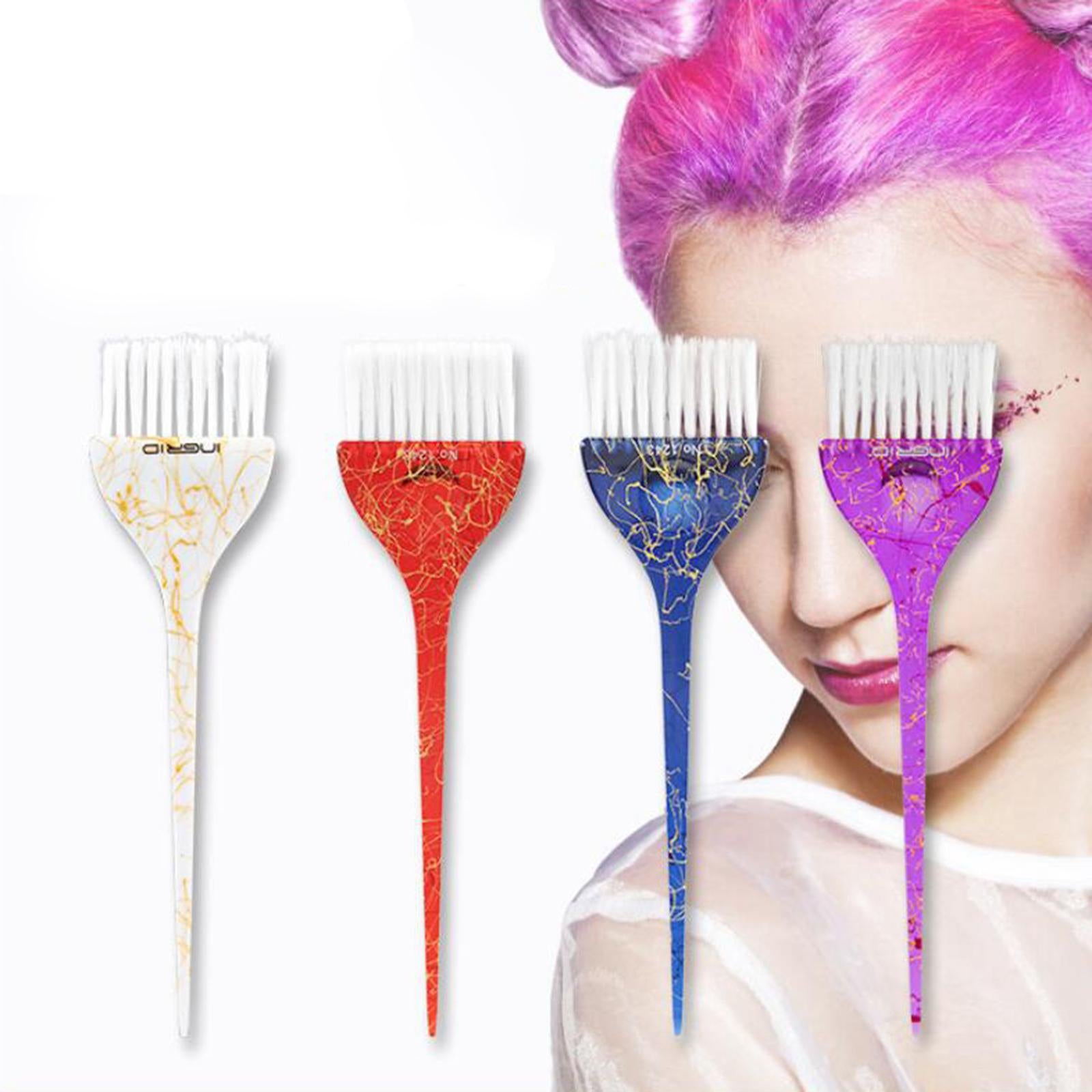 4xSalon Tinting Colours Tint Brush Bleach Mixing Blend for Hair Tint white