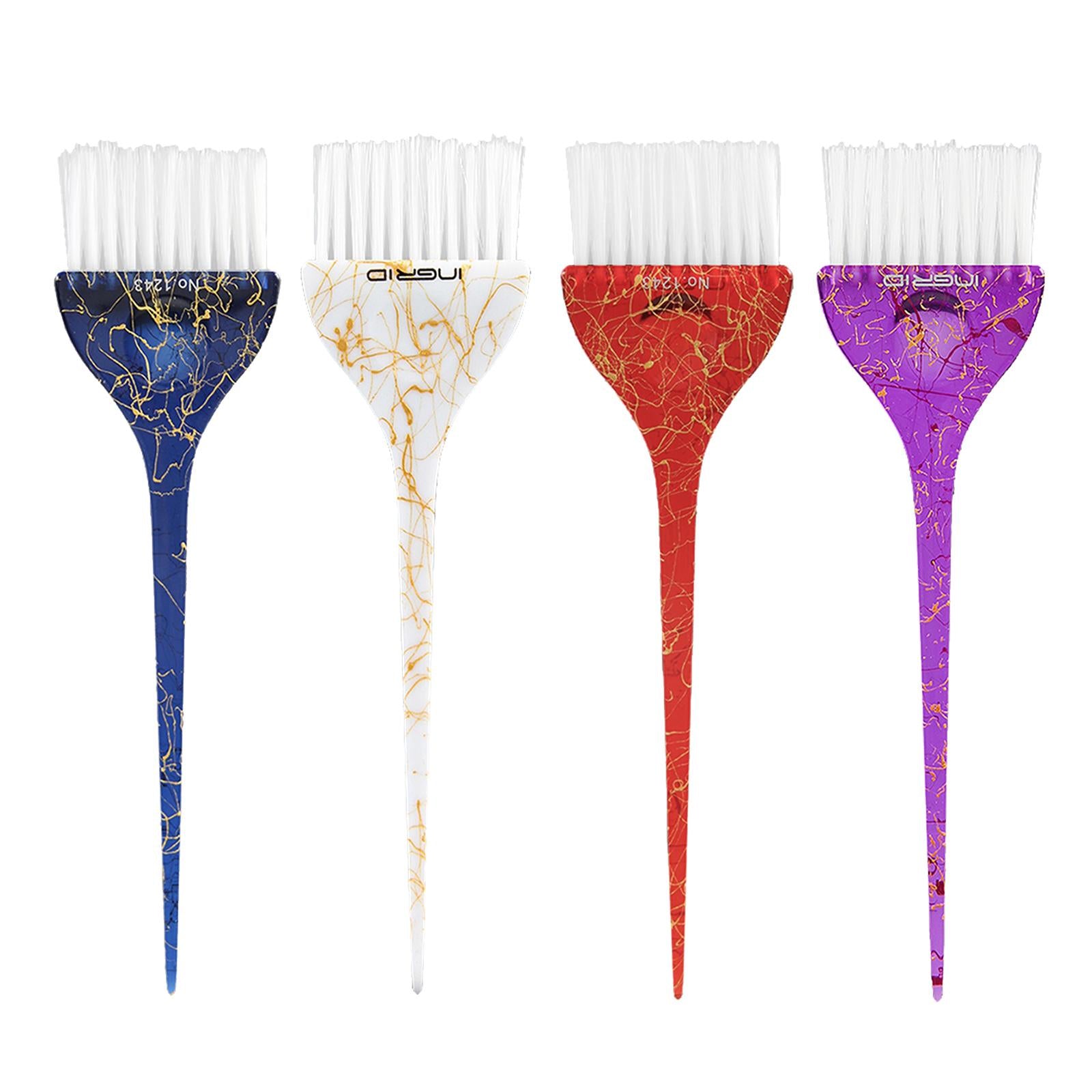4xSalon Tinting Colours Tint Brush Bleach Mixing Blend for Hair Tint white