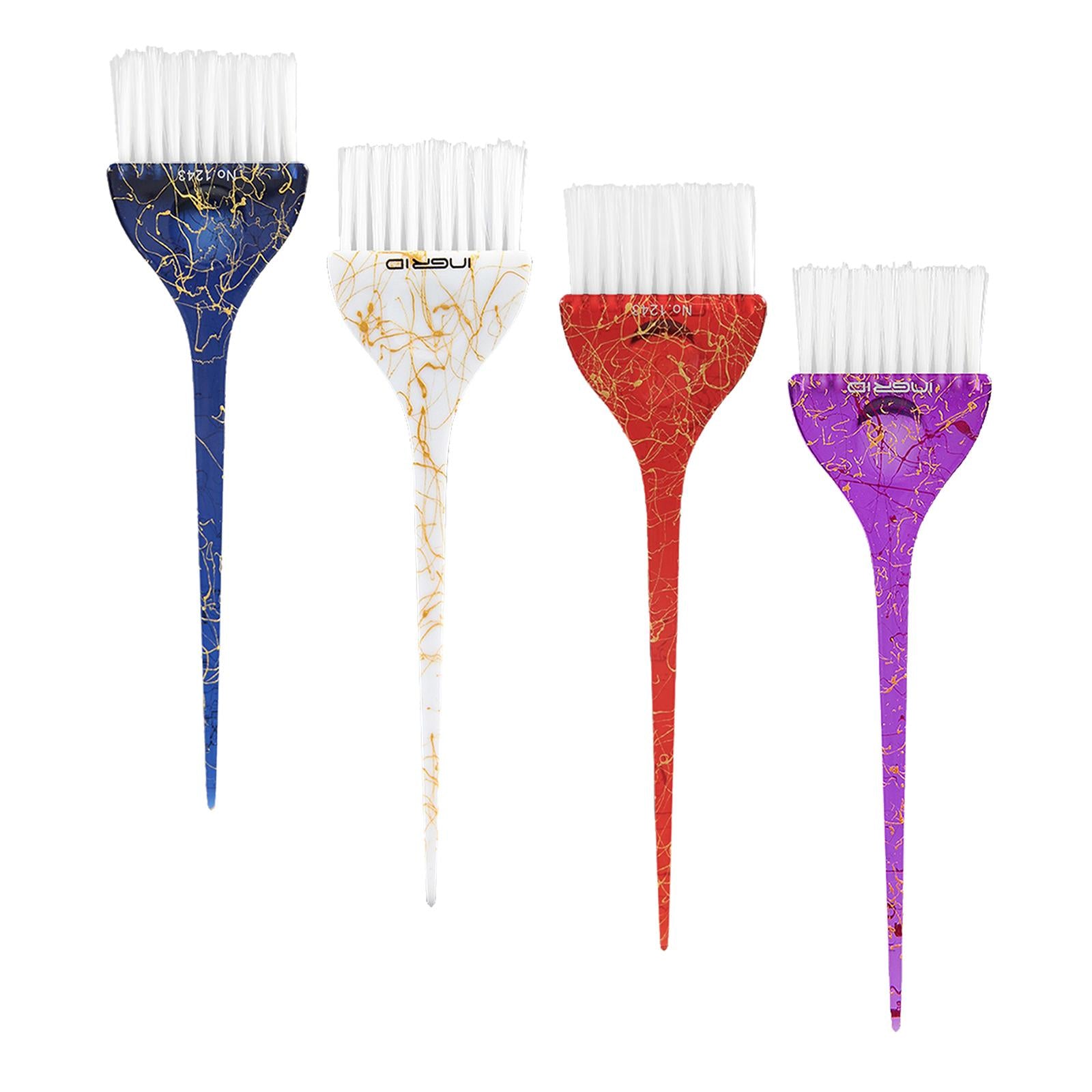 4xSalon Tinting Colours Tint Brush Bleach Mixing Blend for Hair Tint white