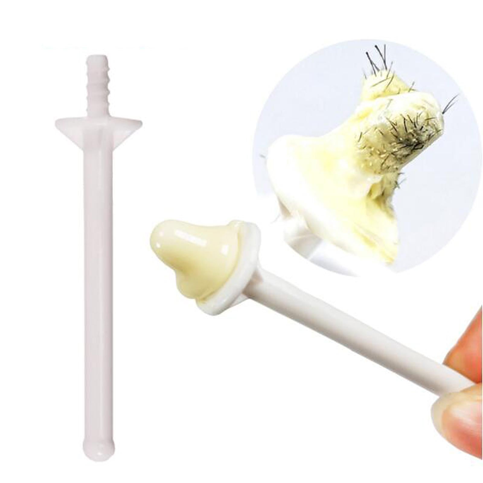 2x1Bag Depilatory Wax Waxing Beads Hair Removal Set & 5x Applicator Strawberry