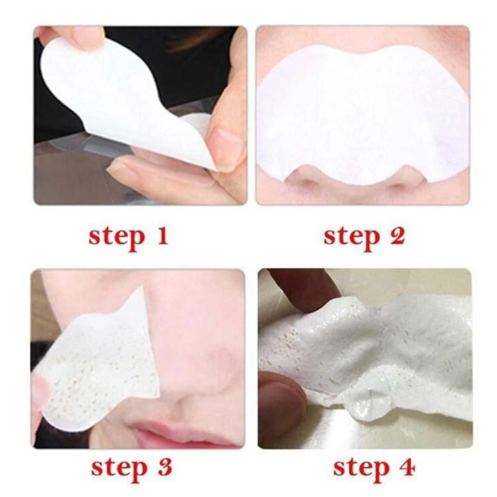 3xBlackhead Remover Peel Off Nose Strips Pore Cleaner Acne Treatments 10 Pcs