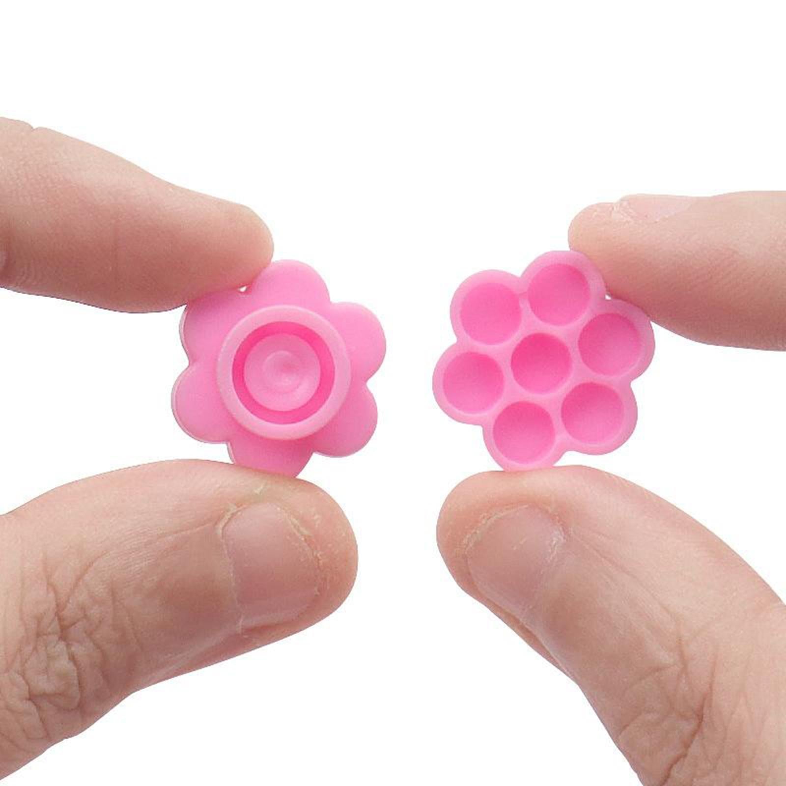 100 PCS Eyelash Extensions Adhesive Glue Holder Cup Lash Stand Makeup Tools