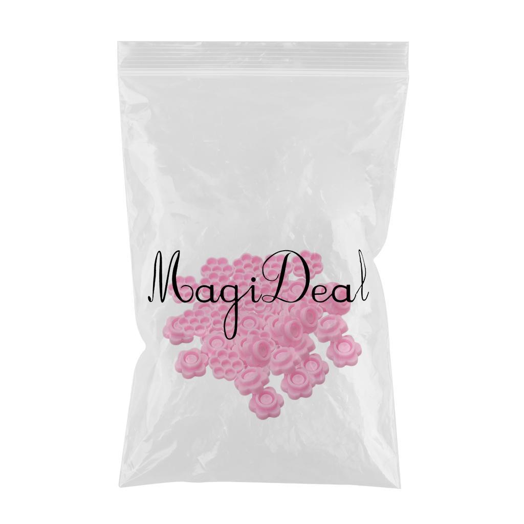 100 PCS Eyelash Extensions Adhesive Glue Holder Cup Lash Stand Makeup Tools