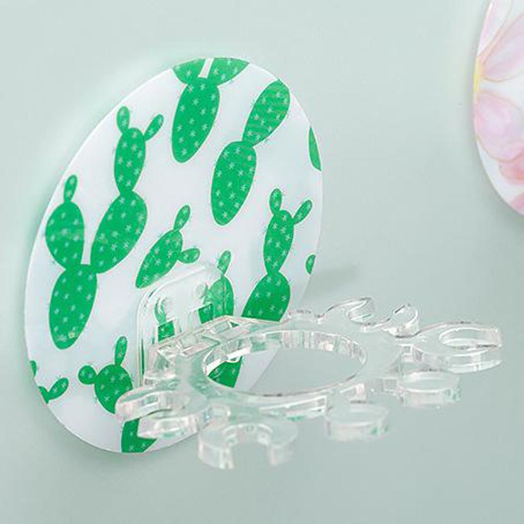 3xToothbrush Holder Razor Stand Rack Toothpaste Holder Four Slot Cactus