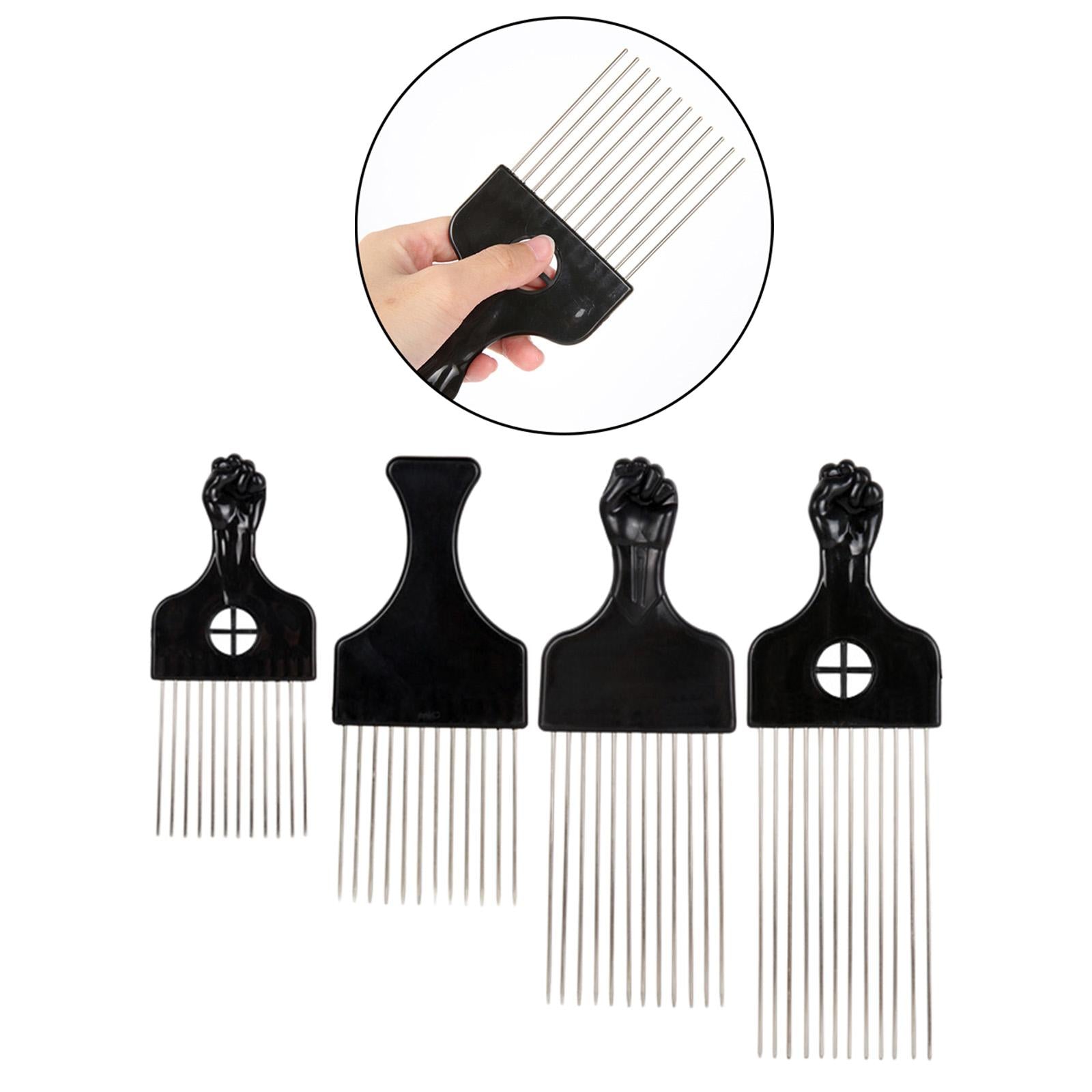 4xAmerican Comb Hairdressing Tool Detangle Wig Hair Styling Home Use Type 1