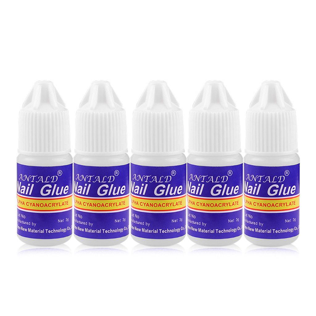 4x5 Bottle Acrylic Nail Art Glue French False Tips Manicure Fake Nails Glue