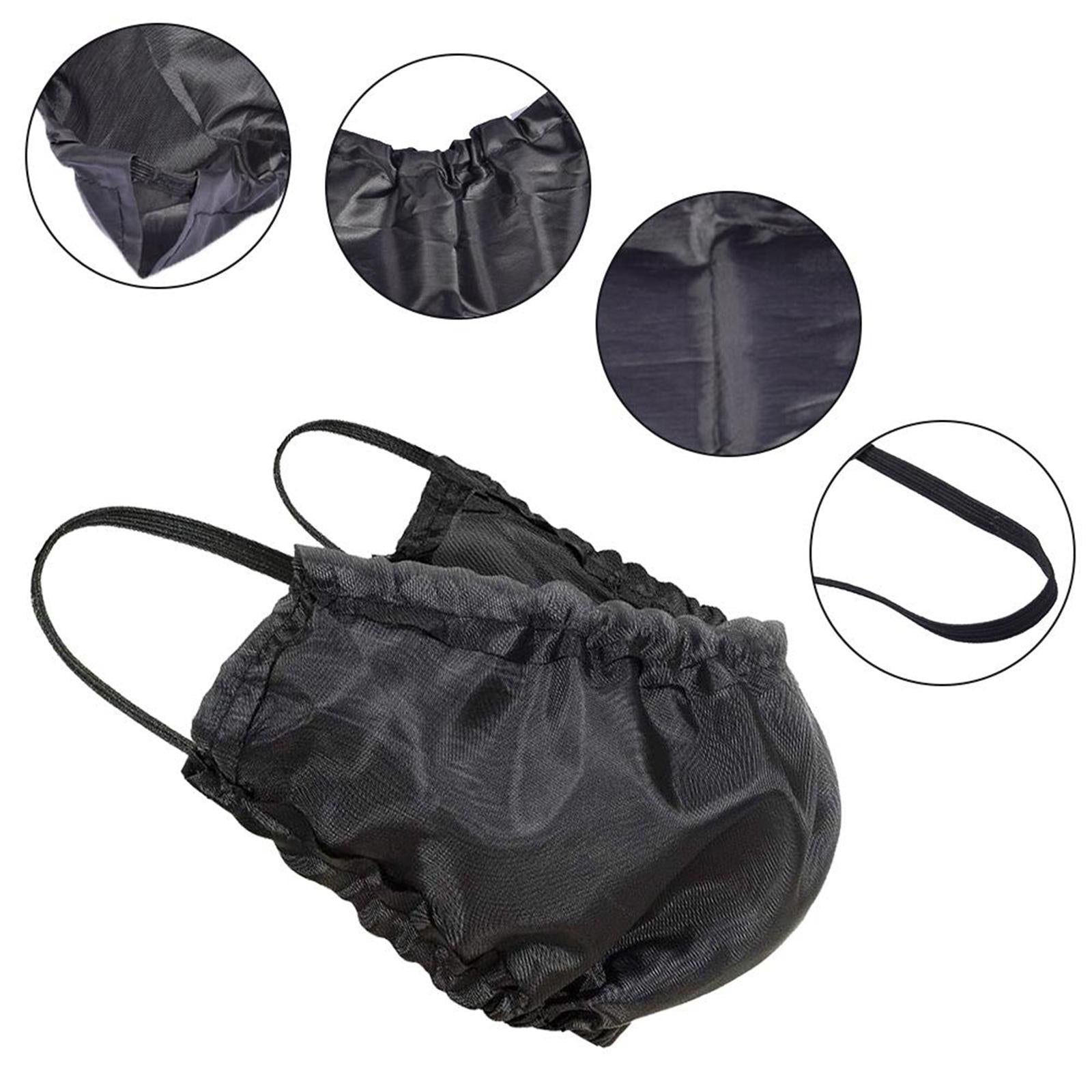 2x2pcs Beard Bandana Adjustable Facial Hair Apron Guard Bonnet Rag Caps Cover