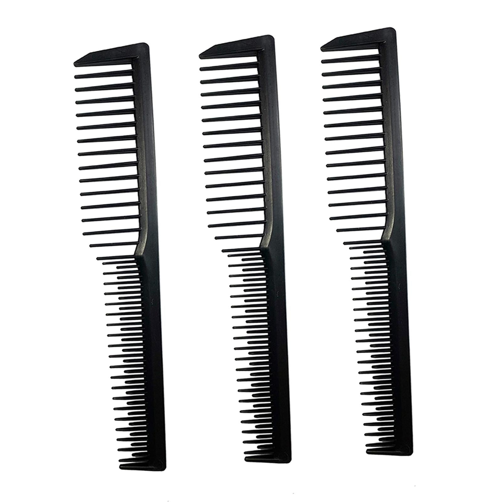Carbon Fibre Barber Comb Salon Styling Comb Tools Black Durable Lightweight