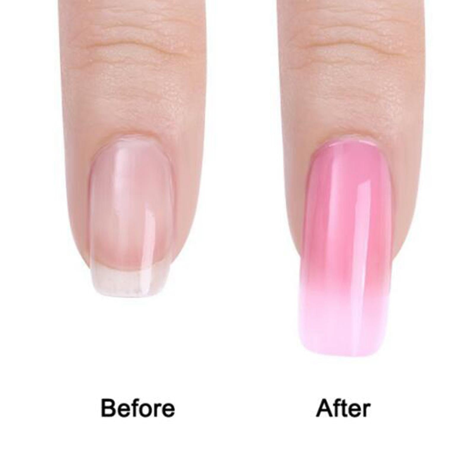 3x10pcs Nail Tips Clip Finger Quick Building Gel Extension Nail Art Pink